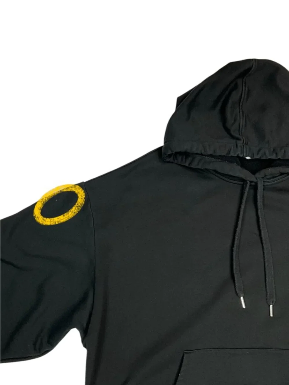 Alo Unisex Accolade Hoodie Sweatshirt Black XXS/XS Logo Oversized